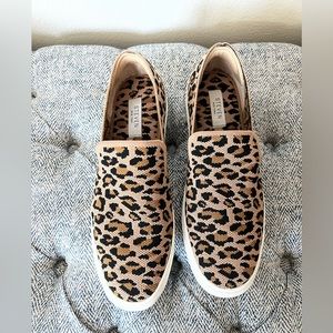 STEVEN leopard slip on size 10
